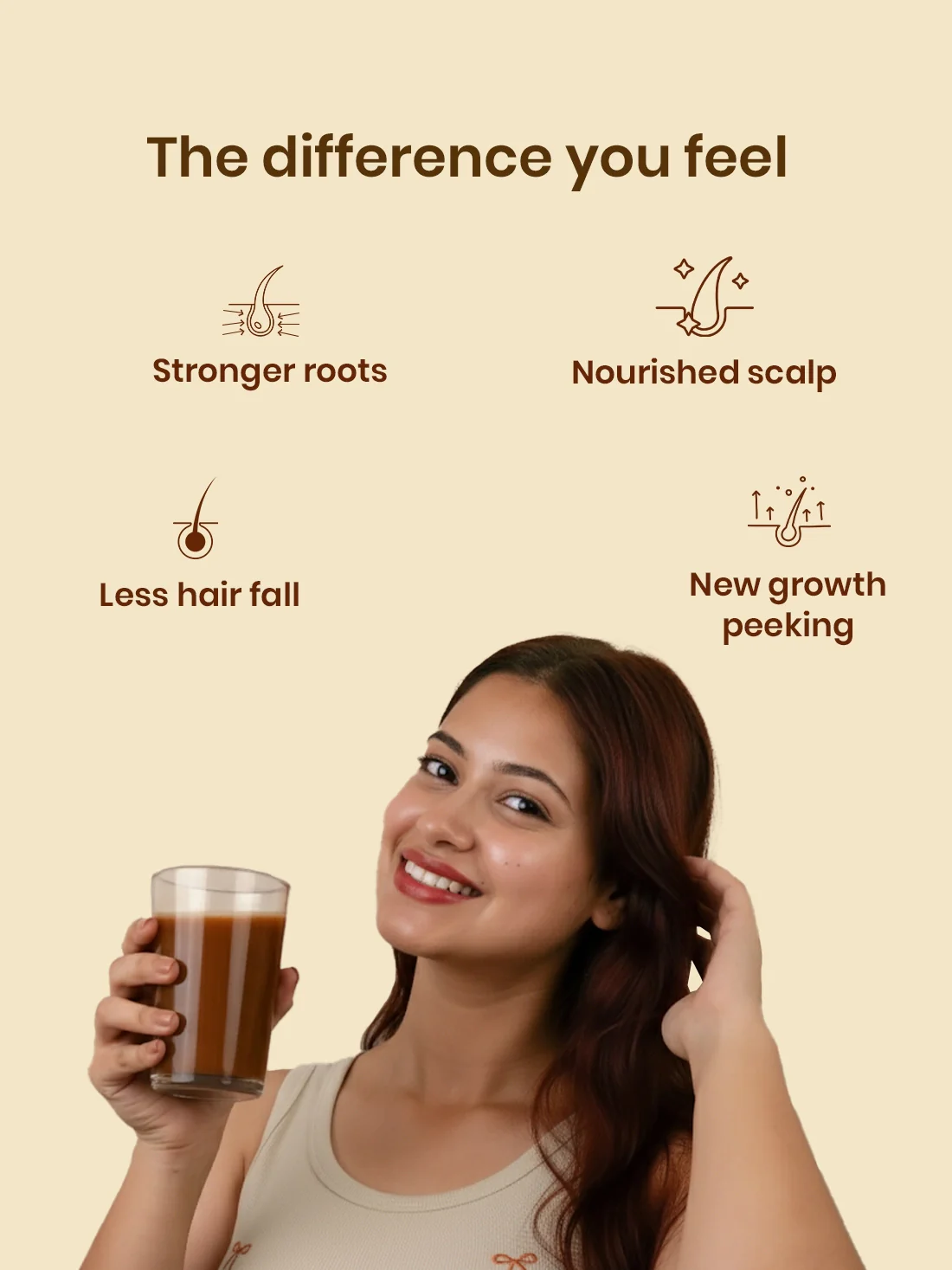 18 Herbs Hair Growth Juice – 100% Ayurvedic Formula for Hair Fall & Hair Thinning - Image 6