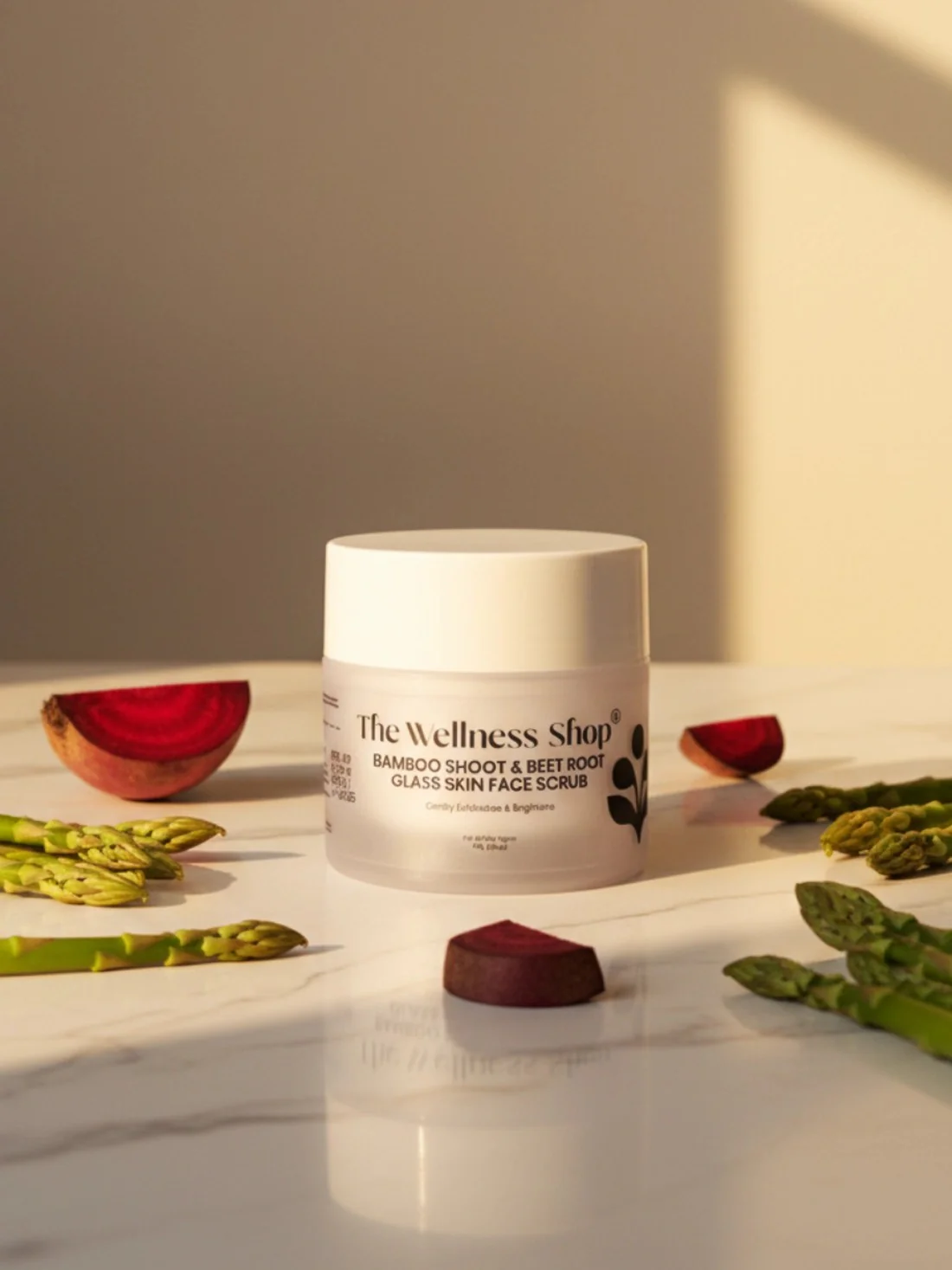 Bamboo Shoot And Beetroot Glass Skin Face Scrub - Image 3