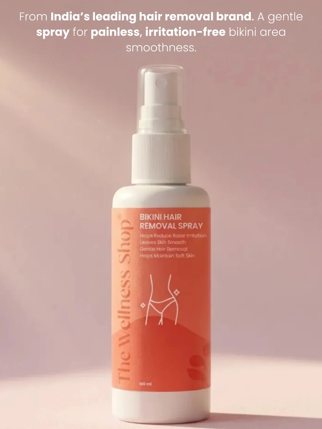 Bikini Hair Removal Spray – 10 Minute Painless Formula