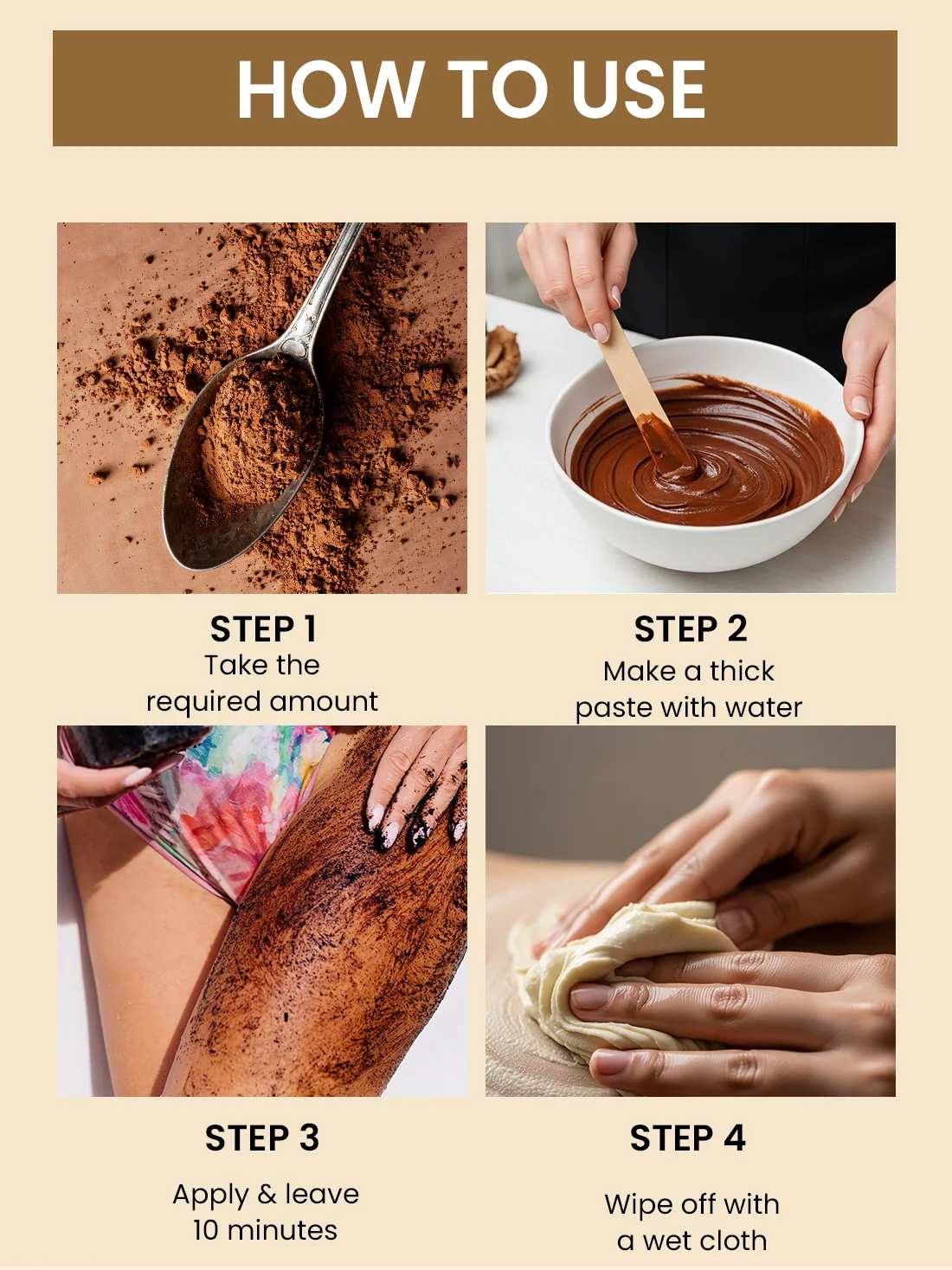 Chocolate Hair Removal Powder - 10 Minute Full Body Wax - Image 6
