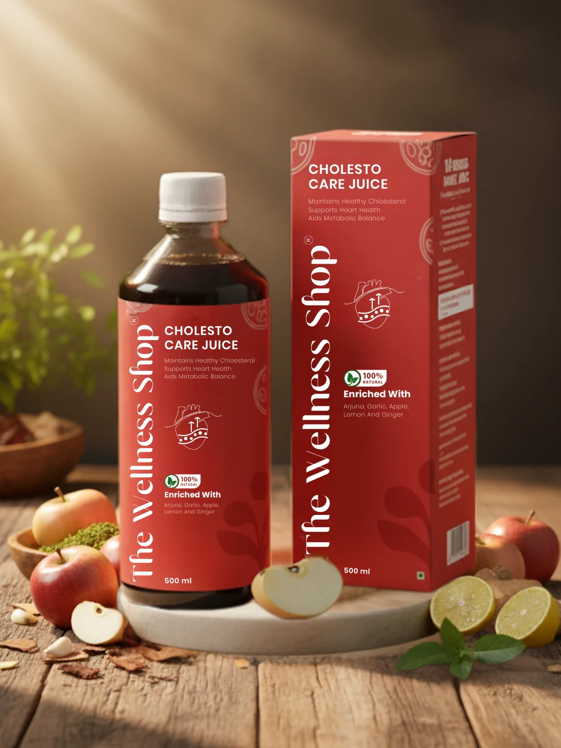 Cholesto Care Juice -100% Ayurvedic Cholesterol Balance & Heart Health in 8 Weeks - Image 3