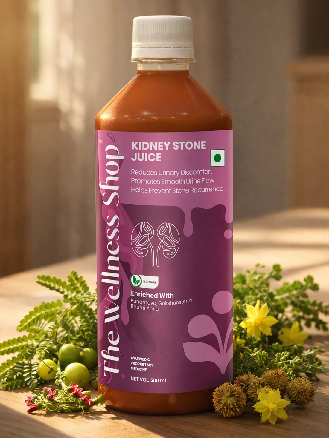 Kidney Stone Juice — Ayurvedic Formula for Stone Relief, Kidney Detox & Pain-Free Urination - Image 3