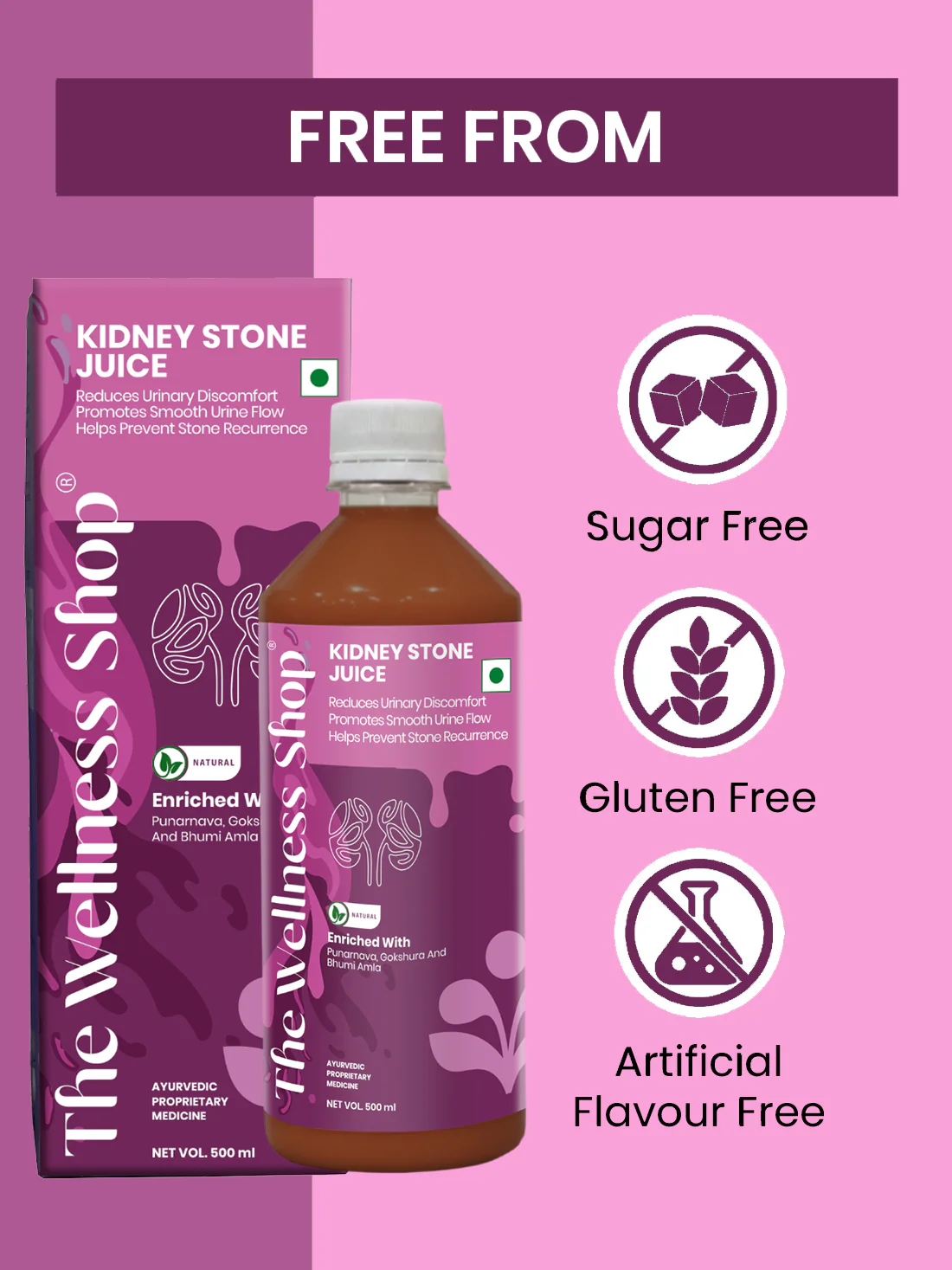 Kidney Stone Juice — Ayurvedic Formula for Stone Relief, Kidney Detox & Pain-Free Urination - Image 7