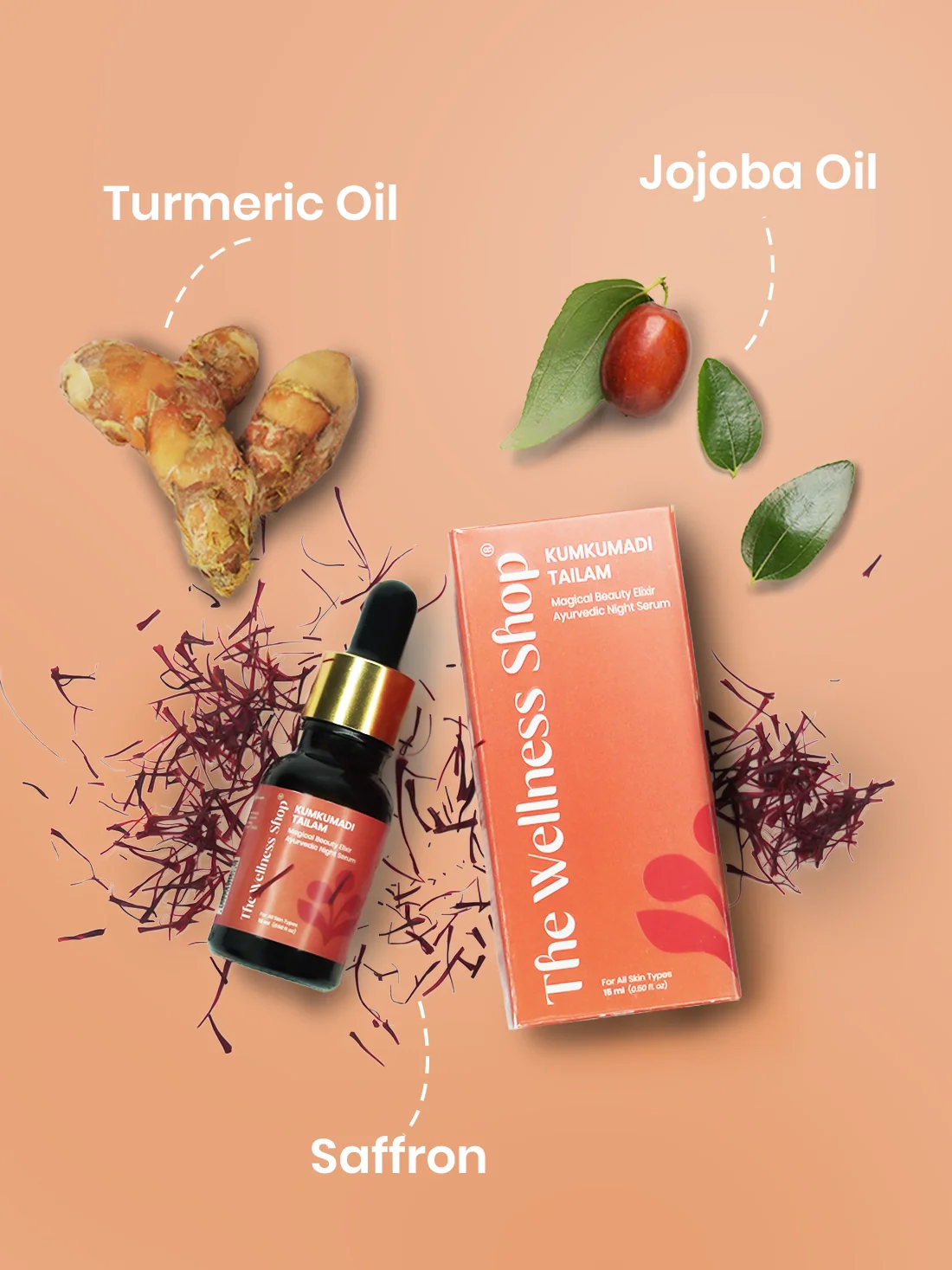 Kumkumadi Tailam Magical Beauty Elixir Ayurvedic Night Serum - Image 5