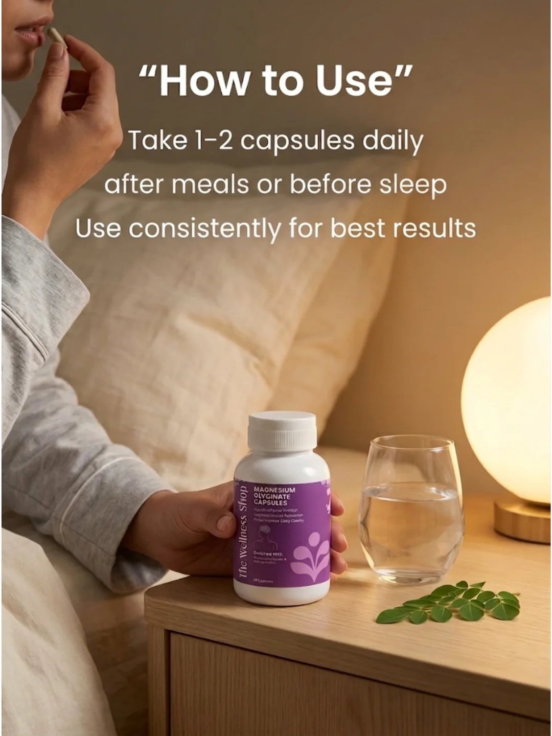 Magnesium Glycinate Capsules for Deep Sleep & Calm Mind - Image 6