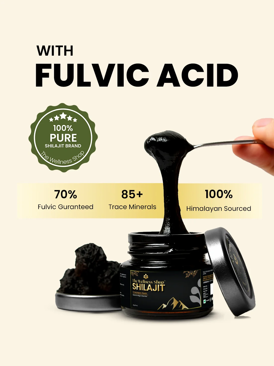 100% Pure Shilajit Himalayan Resin - with 77% Fulvic Acid - Image 7