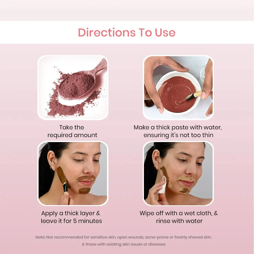 Rose Facial Wax Powder - 5 Minute Painless Herbal Wax Powder - Image 6