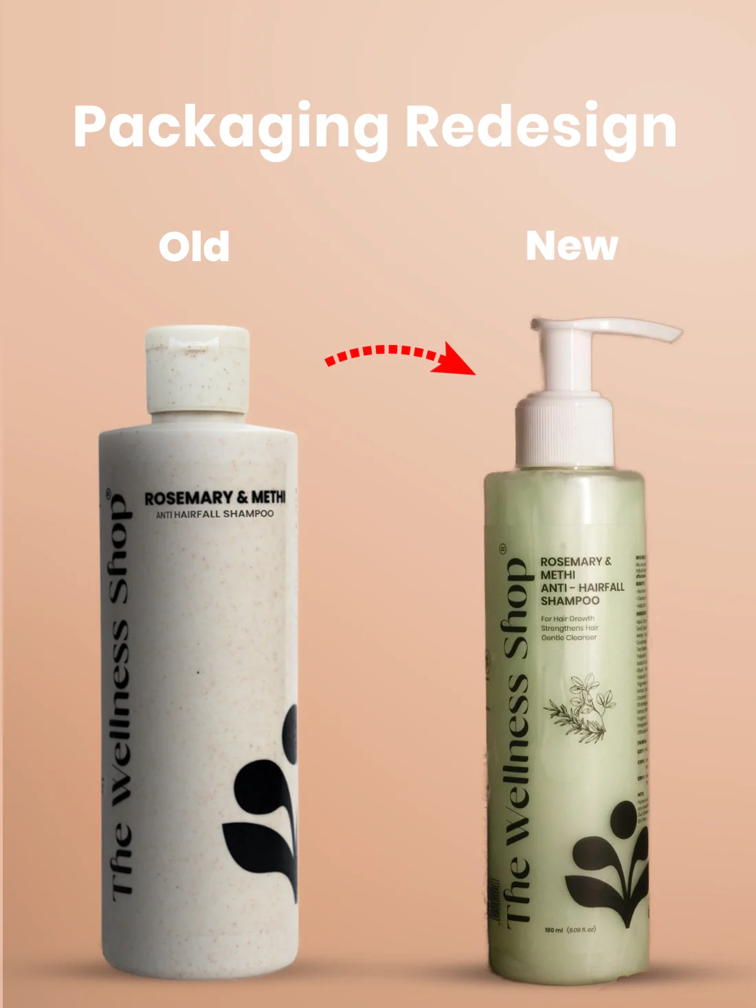 Rosemary & Methi Anti Hairfall Shampoo - Hair Fall & Thinning, Slow Hair Growth, Dullness & Lack Of Shine - Image 3
