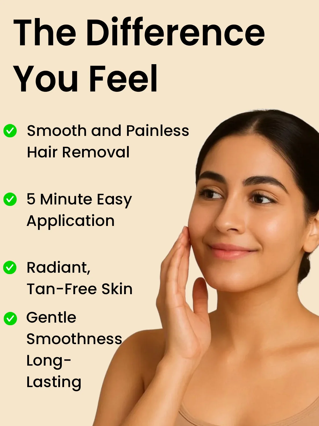 Turmeric Facial Wax - 5 Minutes Painless Herbal Wax Powder - Image 4