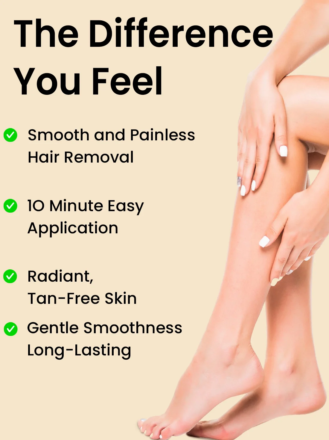 Turmeric Full Body Wax - 10 Minute Painless Herbal Wax Powder - Image 4