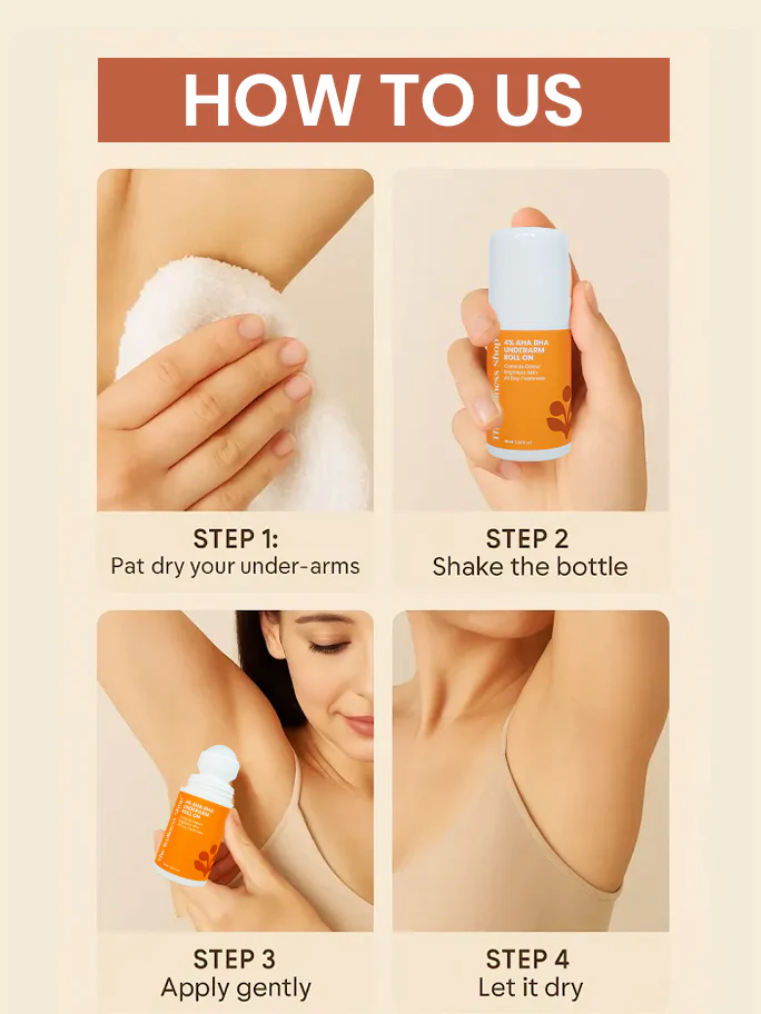 4% AHA BHA Underarm Roll On - Image 6